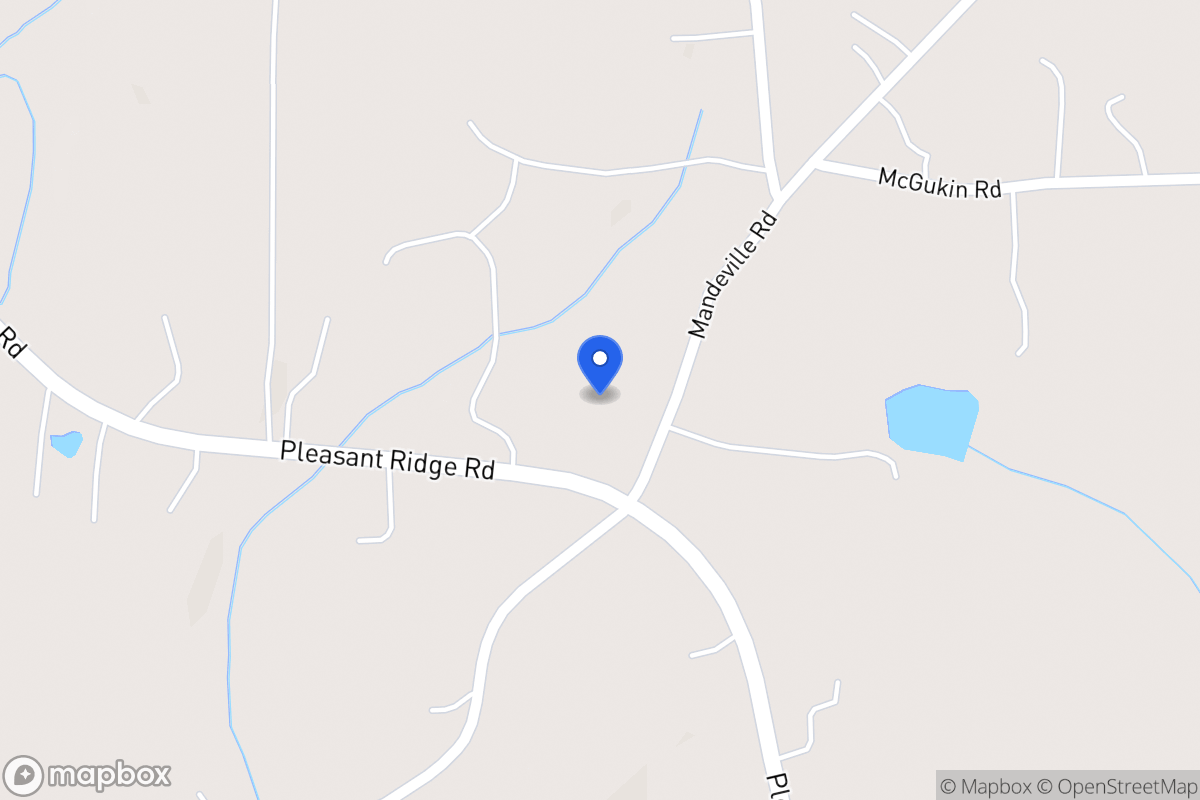 Map of 2573 Pleasant Ridge Church Rd