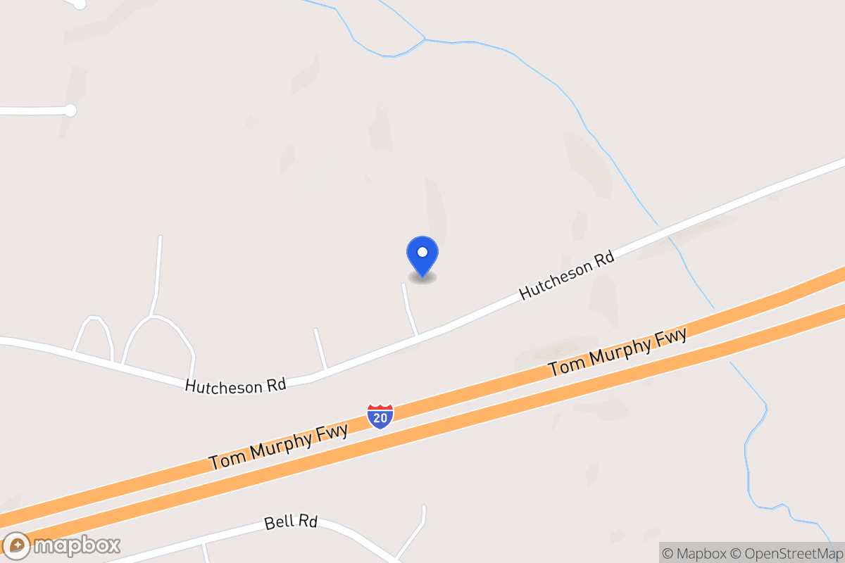 Map of 970 Hutcheson Rd