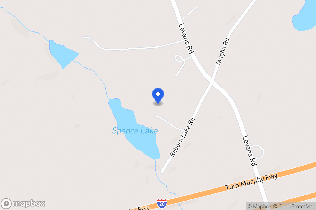 Map of 75 Raburn Lake Rd