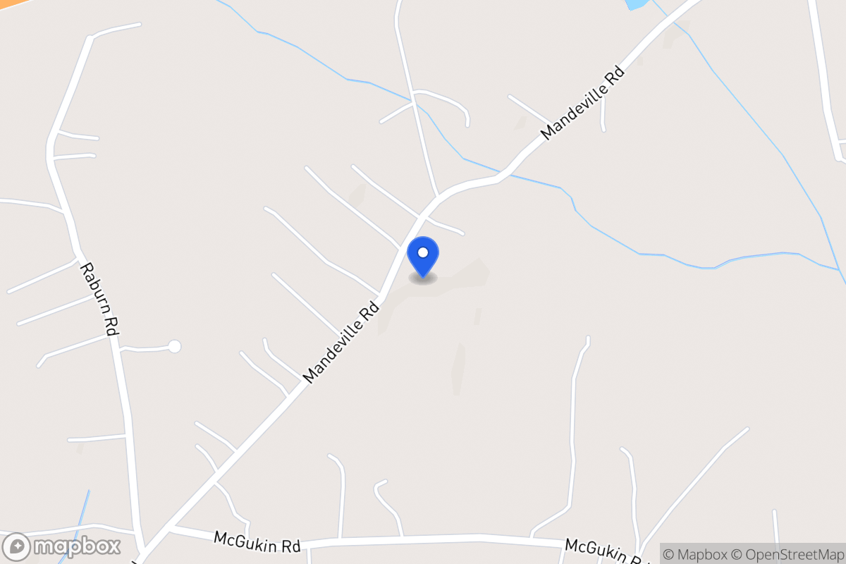 Map of 2507 Mandeville Rd