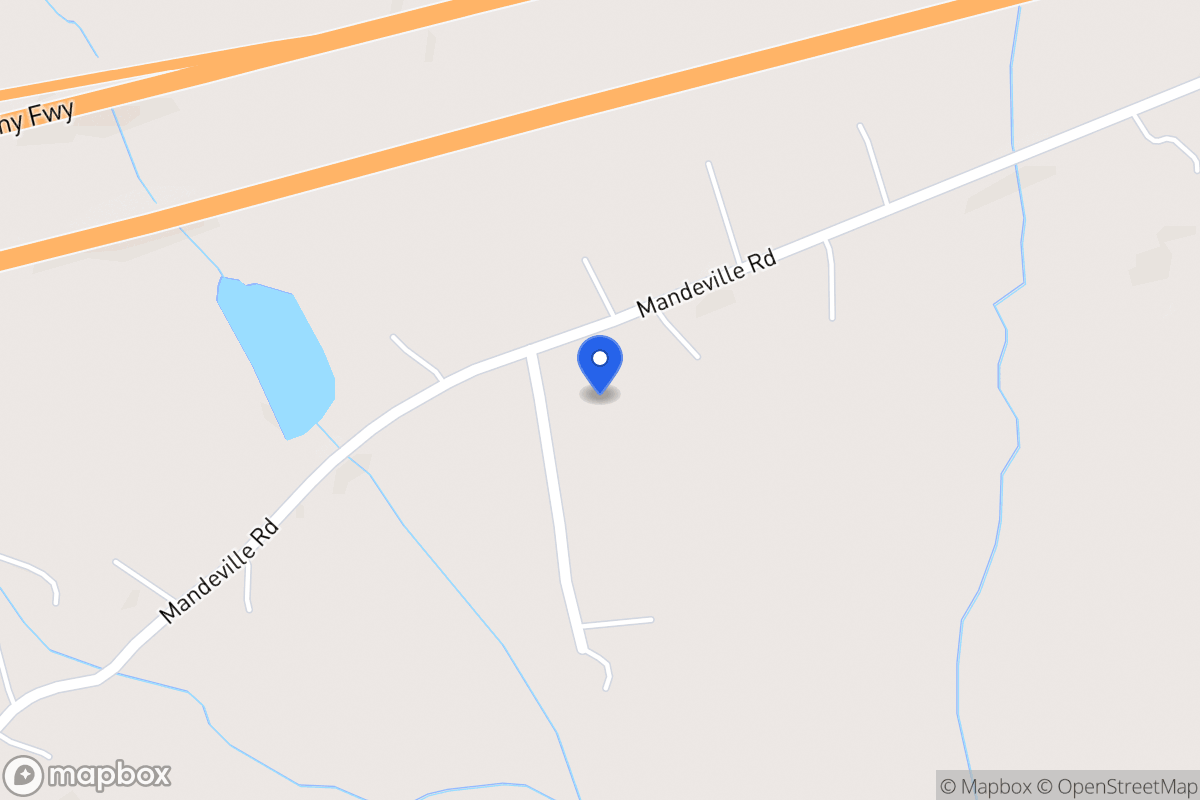 Map of 2801 Mandeville Rd