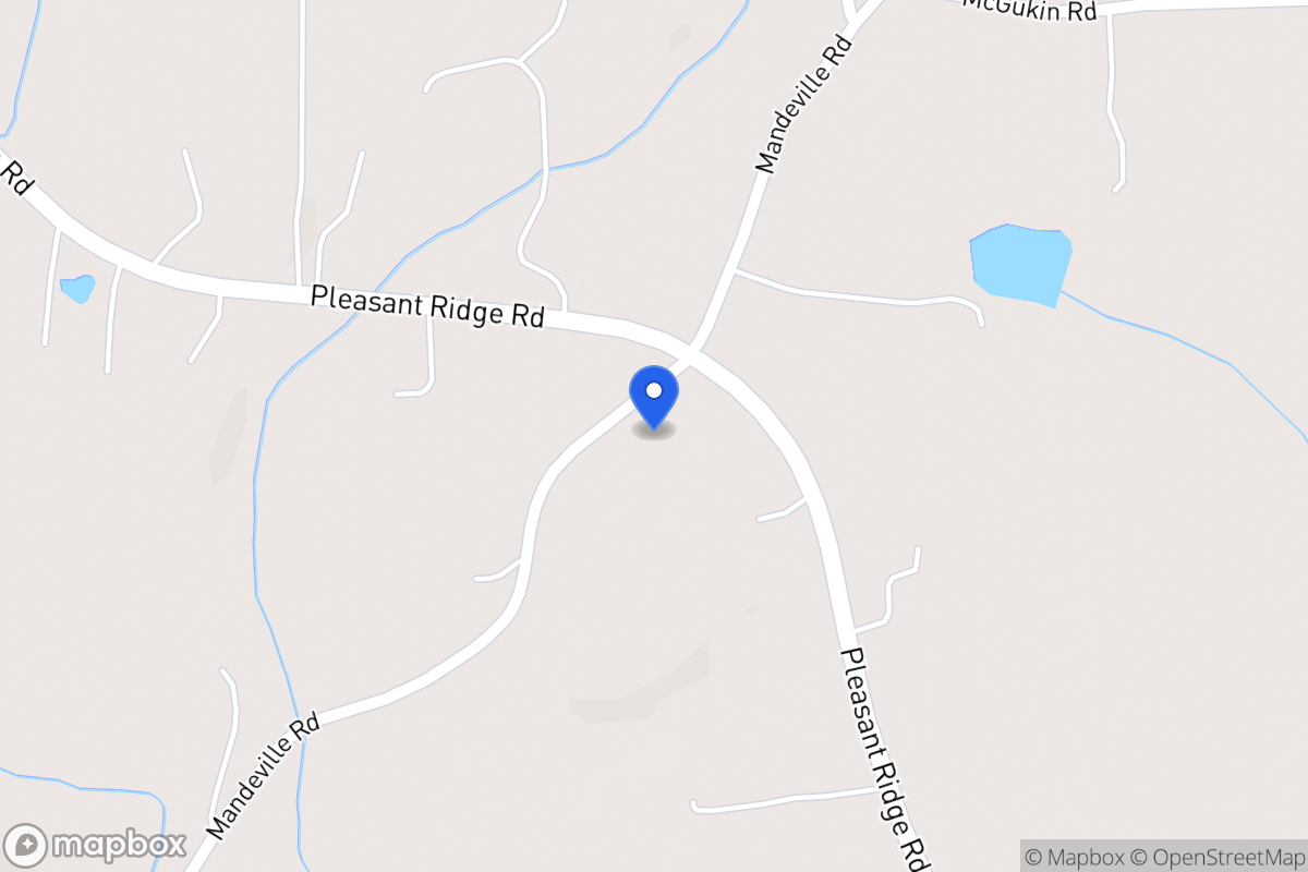 Map of 2550 Pleasant Ridge Church Rd