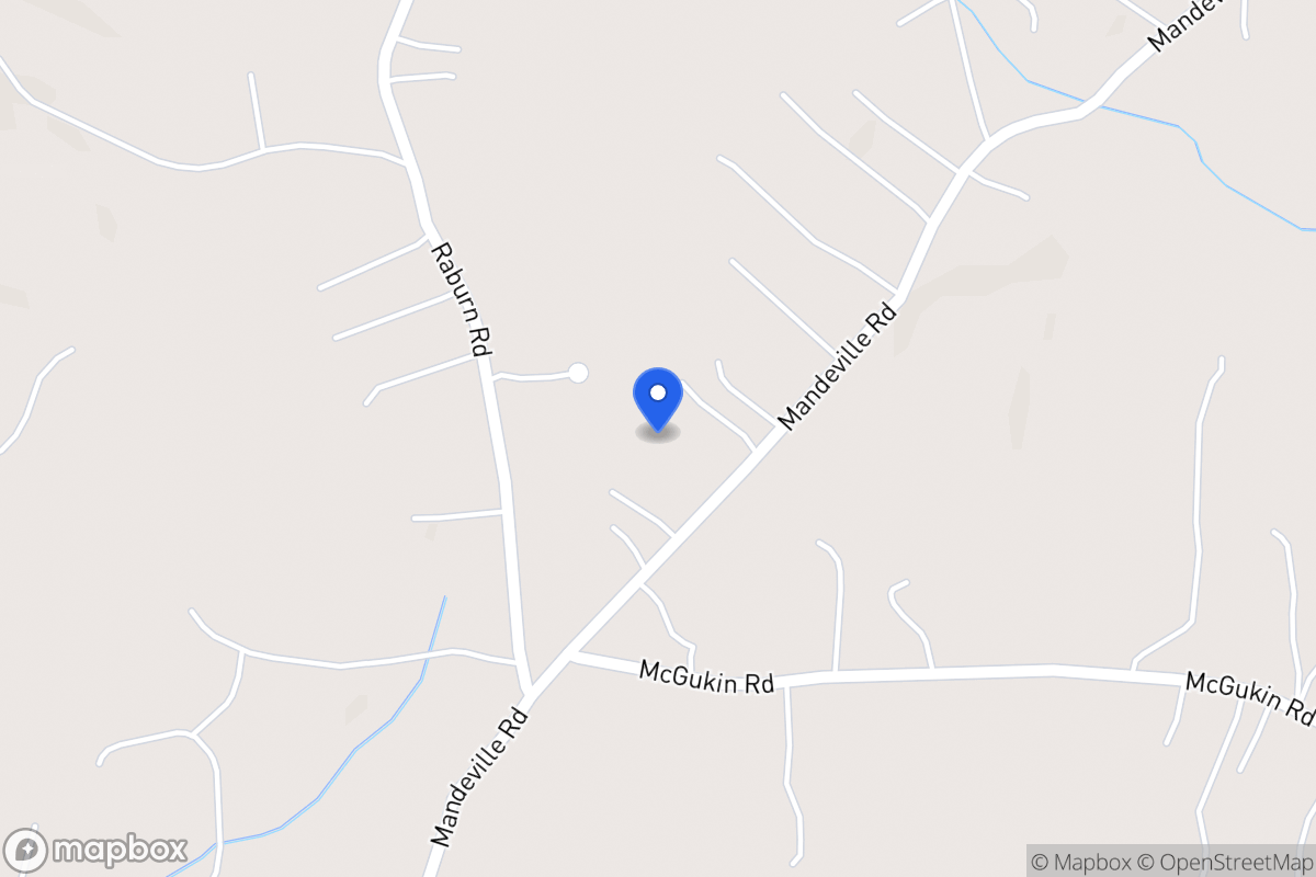 Map of 2410 Mandeville Rd