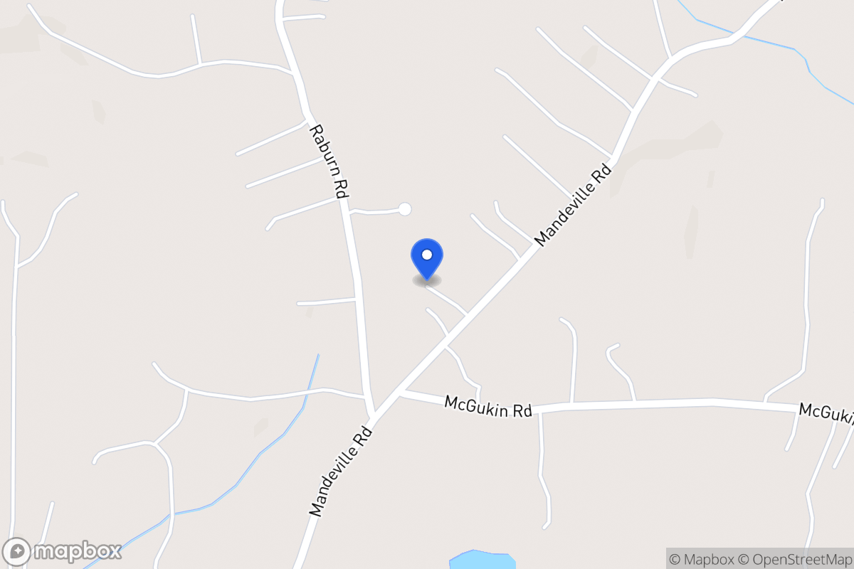 Map of 2390 Mandeville Rd