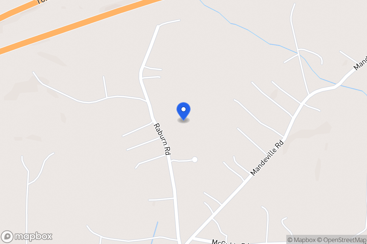 Map of 134 Raburn Rd