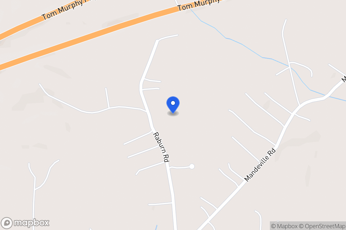 Map of 154 Raburn Rd