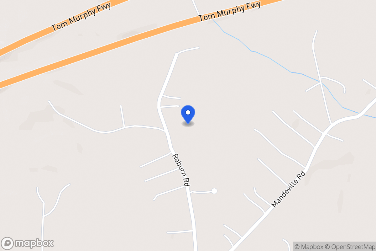 Map of 164 Raburn Rd