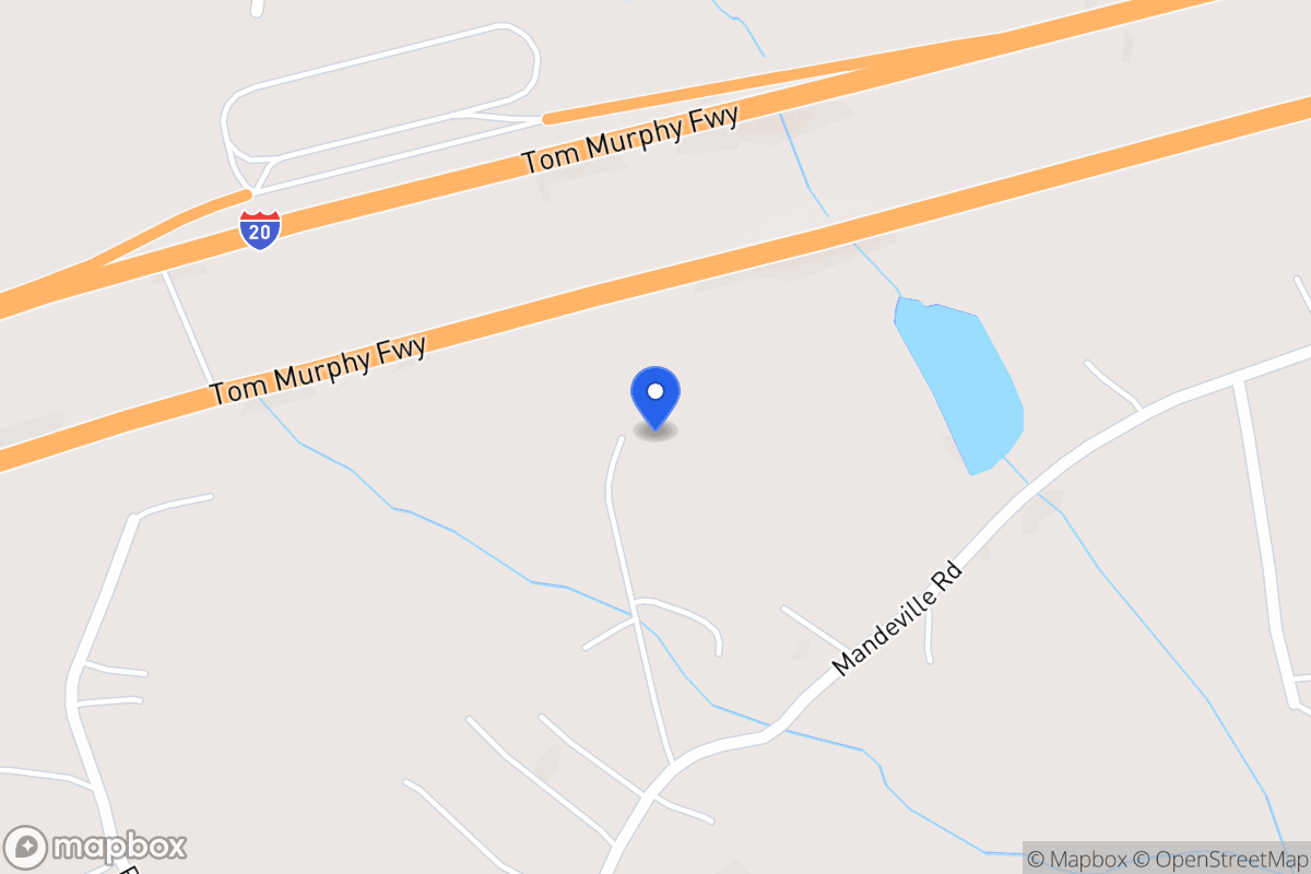 Map of 2556 Mandeville Rd