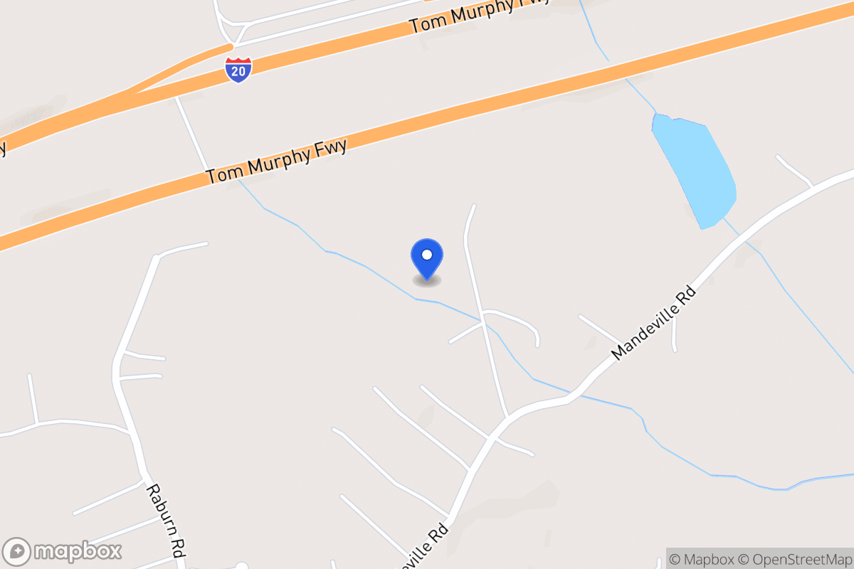 Map of 2538 Mandeville Rd