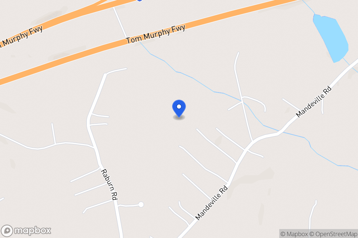 Map of 2522 Mandeville Rd