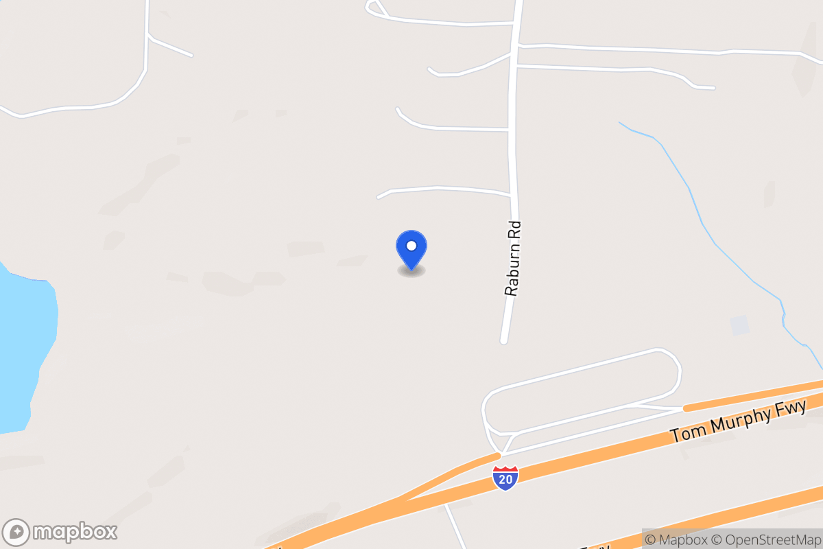 Map of N Raburn Rd