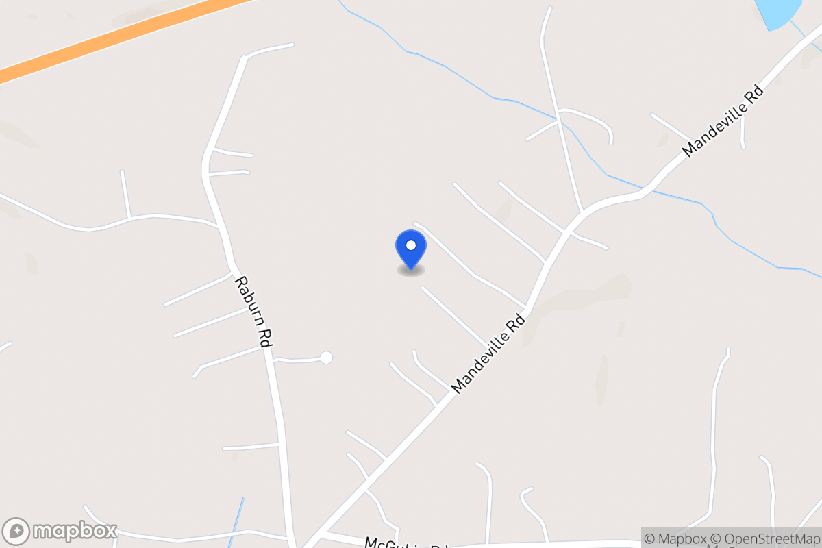 Map of 2470 Mandeville Rd