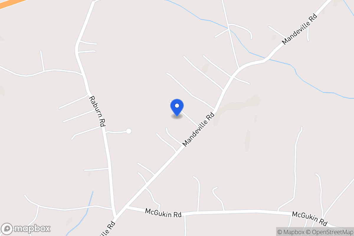 Map of 2460 Mandeville Rd