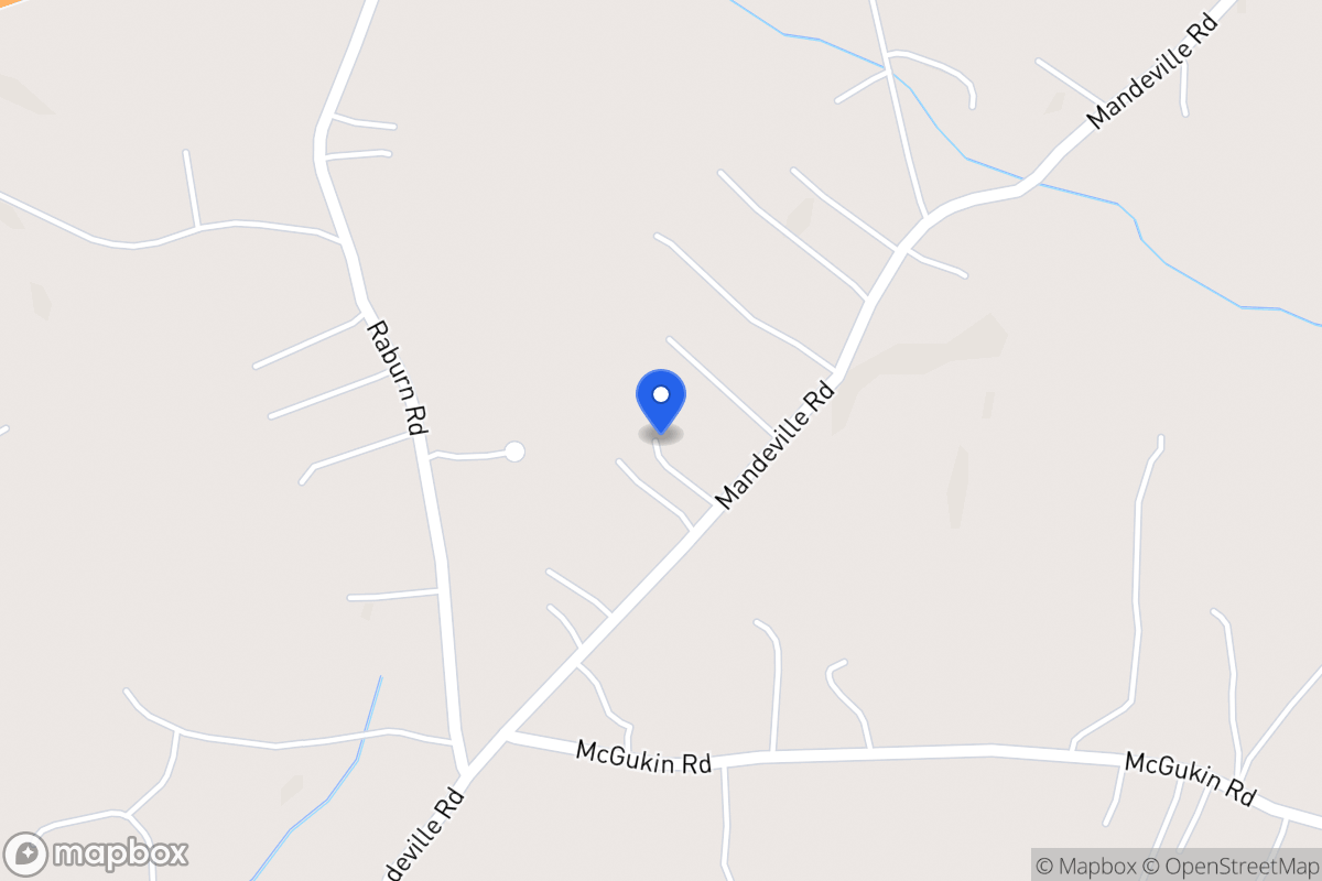 Map of 2440 Mandeville Rd
