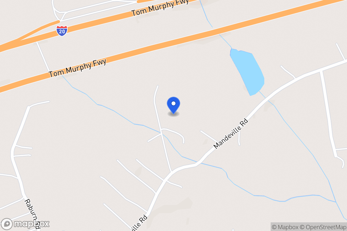 Map of 2552 Mandeville Rd