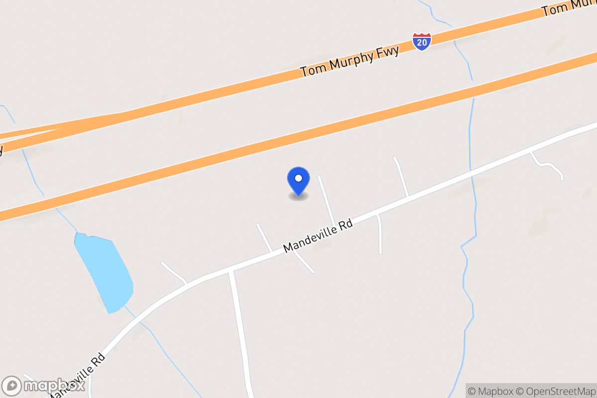 Map of 2800 Mandeville Rd