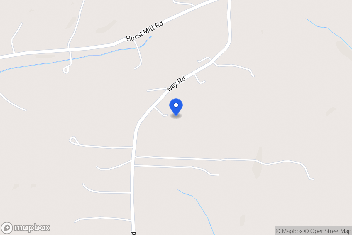 Map of 597 N Raburn Rd