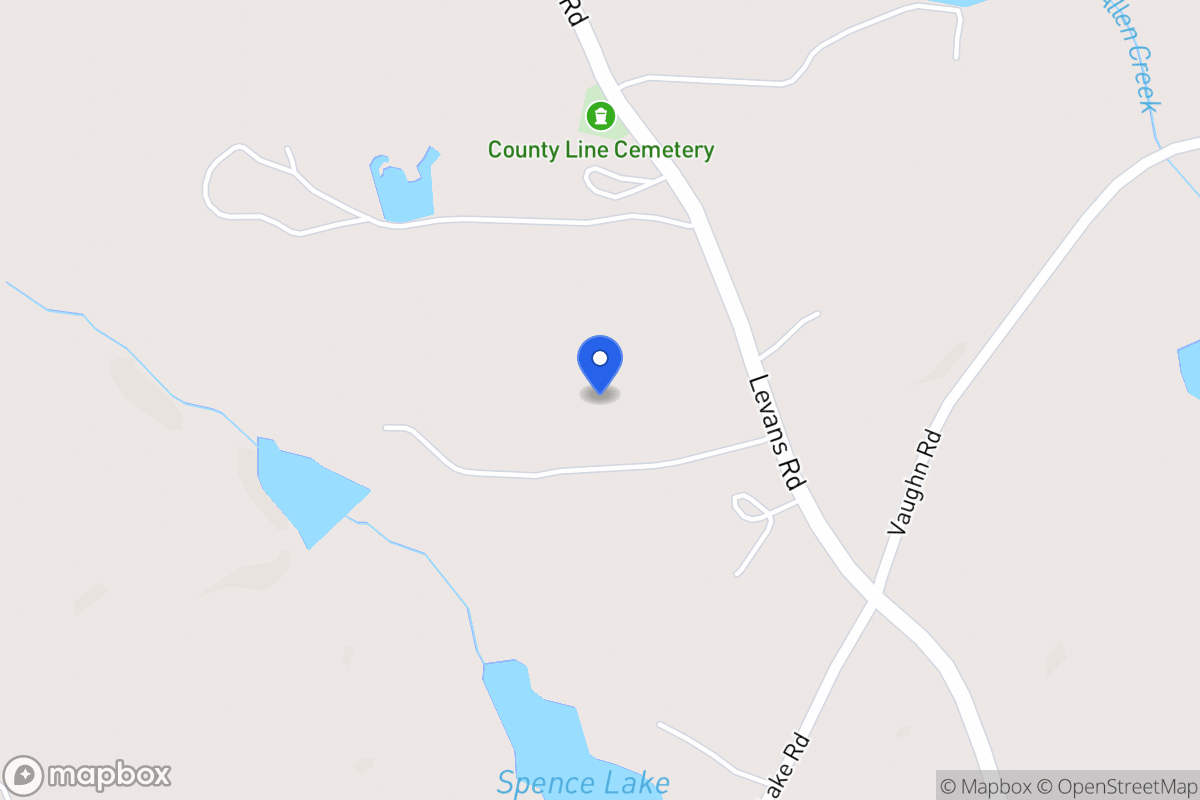 Map of 744 Levans Rd