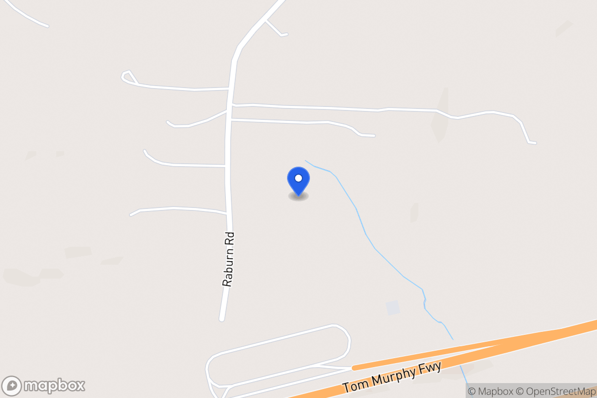 Map of 485 N Raburn Rd