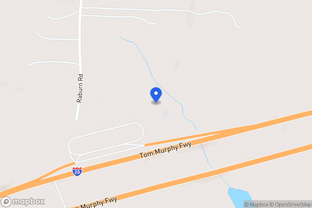 Map of 451 N Raburn Rd