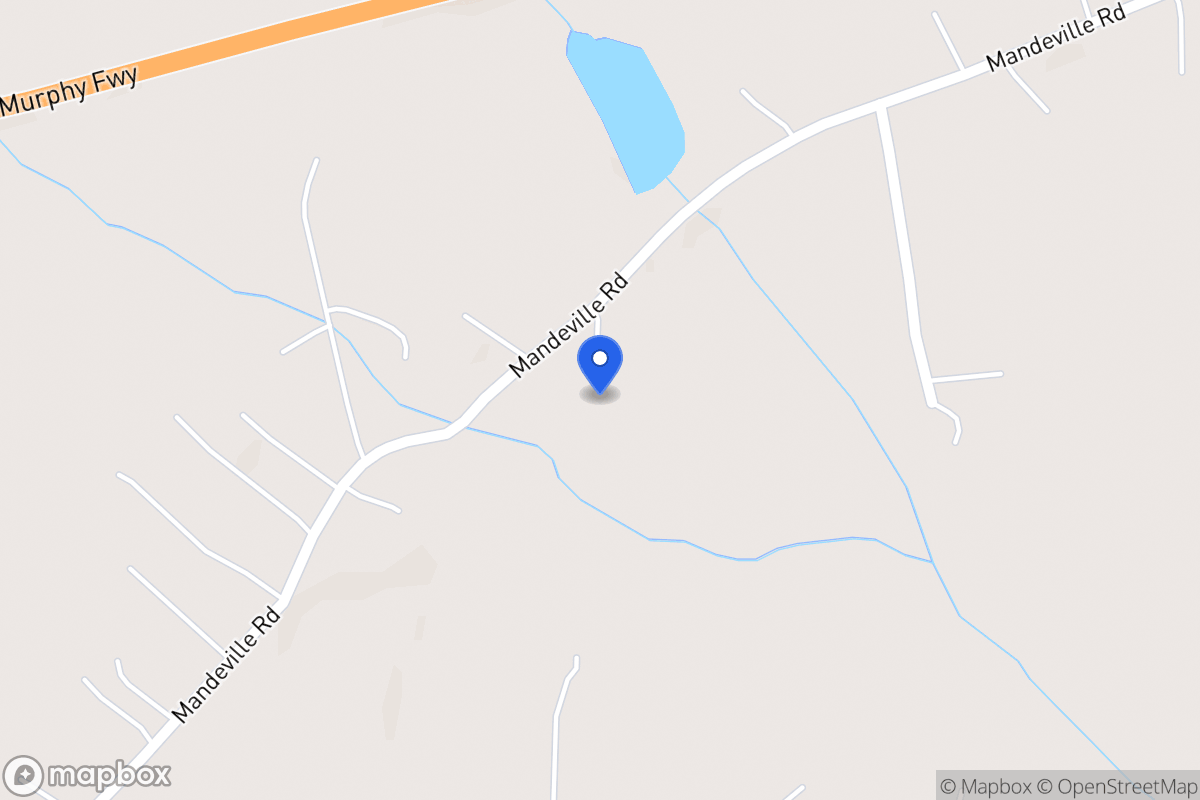 Map of 2625 Mandeville Rd