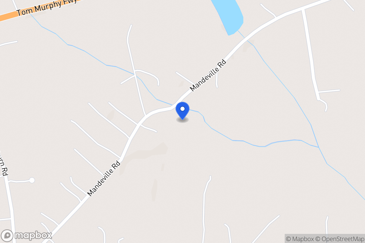 Map of 2575 Mandeville Rd