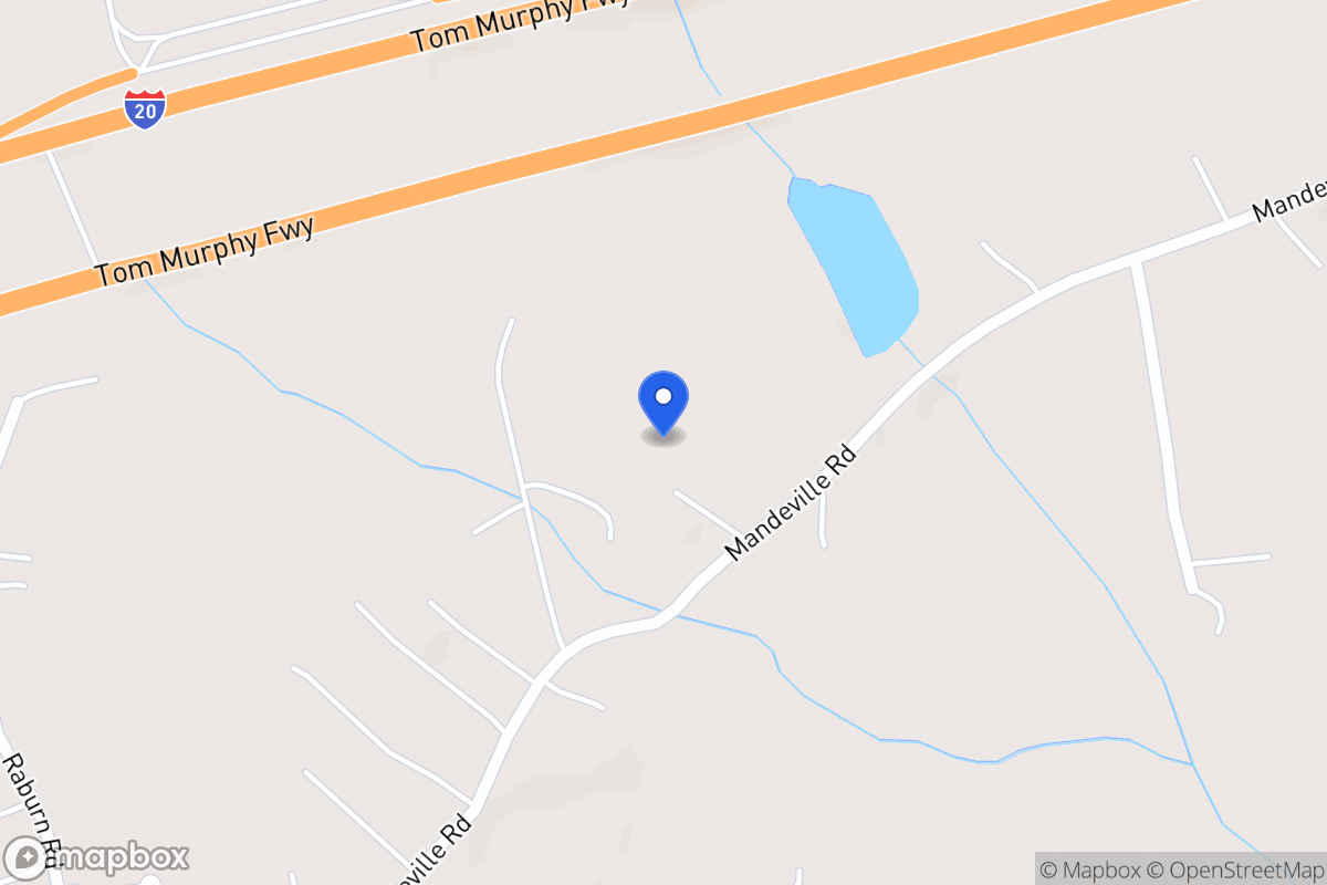 Map of 2604 Mandeville Rd