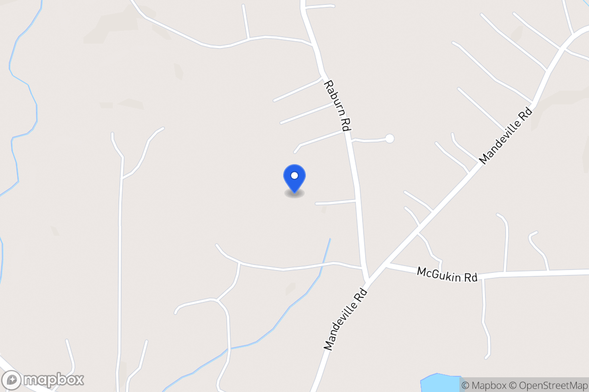 Map of 43 Raburn Rd