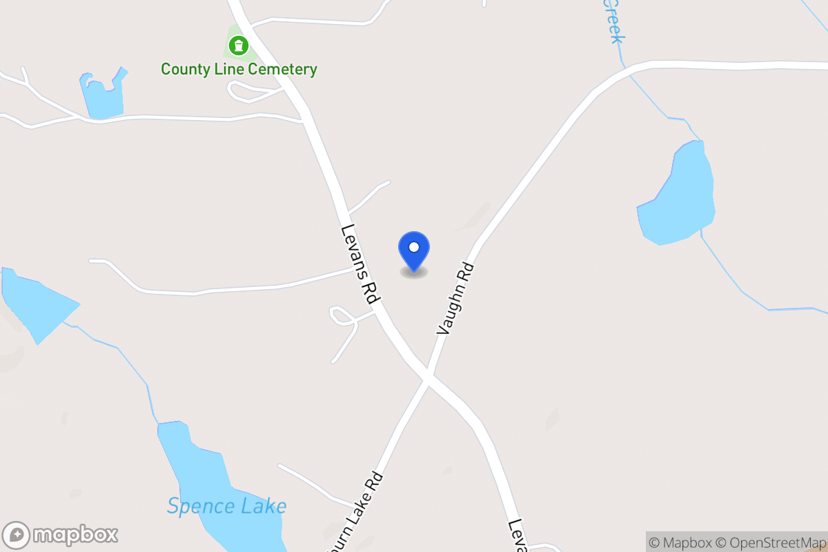 Map of 735 Levans Rd