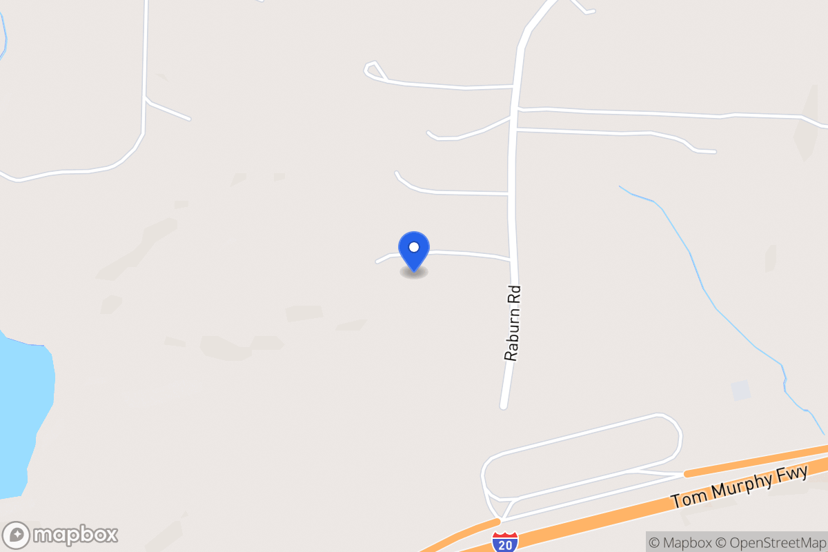 Map of 492 N Raburn Rd