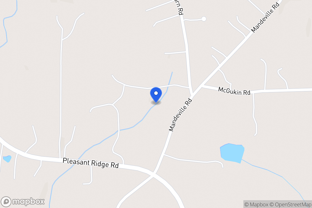 Map of 2314 Mandeville Rd