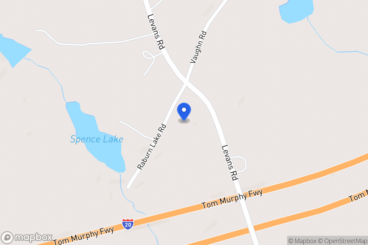 Map of 650 Raburn Lake Rd