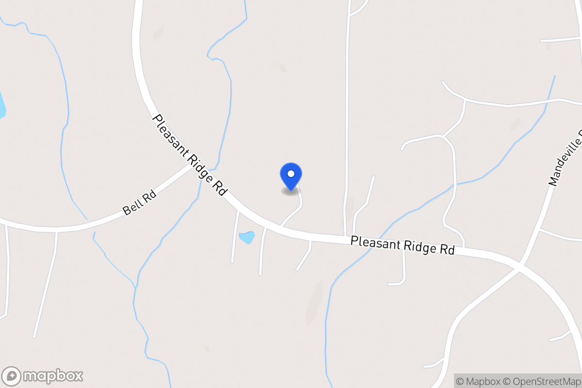 Map of 2713 Pleasant Ridge Church Rd
