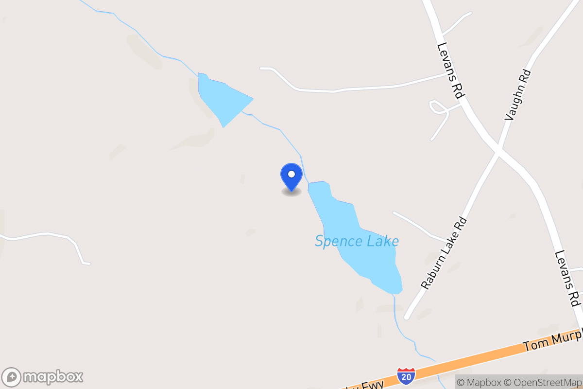 Map of 45 Raburn Lake Rd