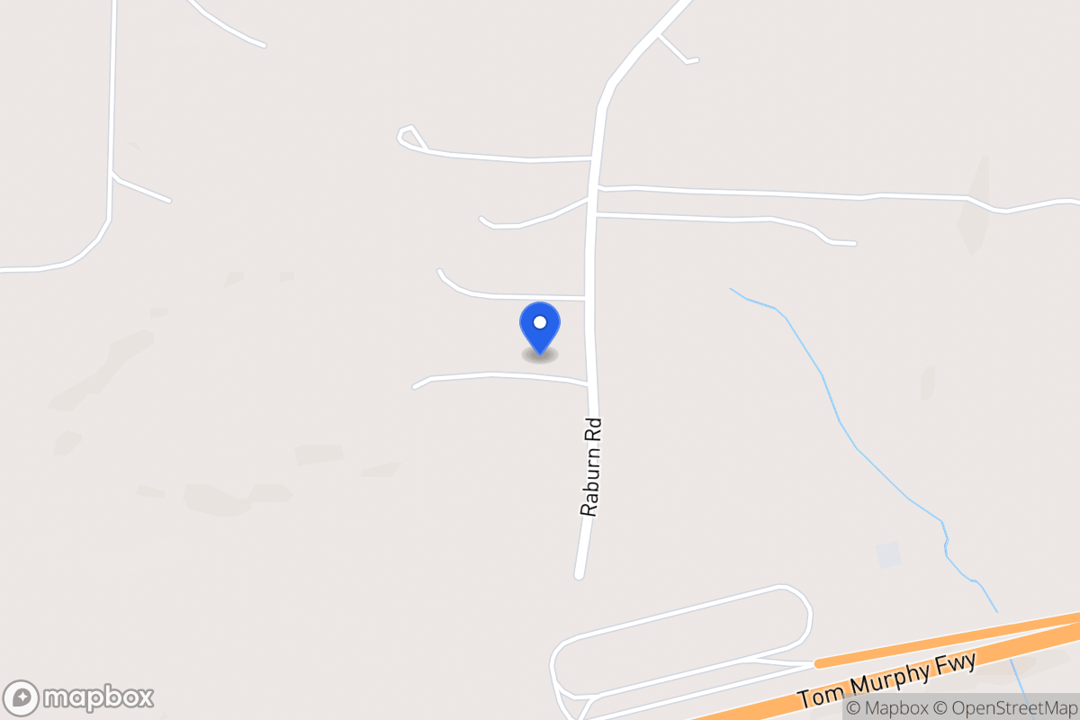 Map of 498 N Raburn Rd
