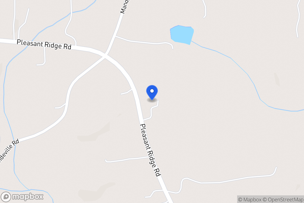 Map of 2485 Pleasant Ridge Church Rd