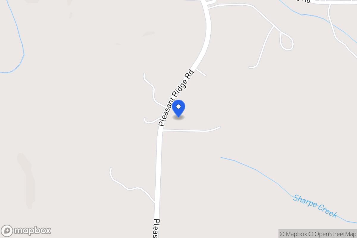 Map of 2045 Pleasant Ridge Church Rd