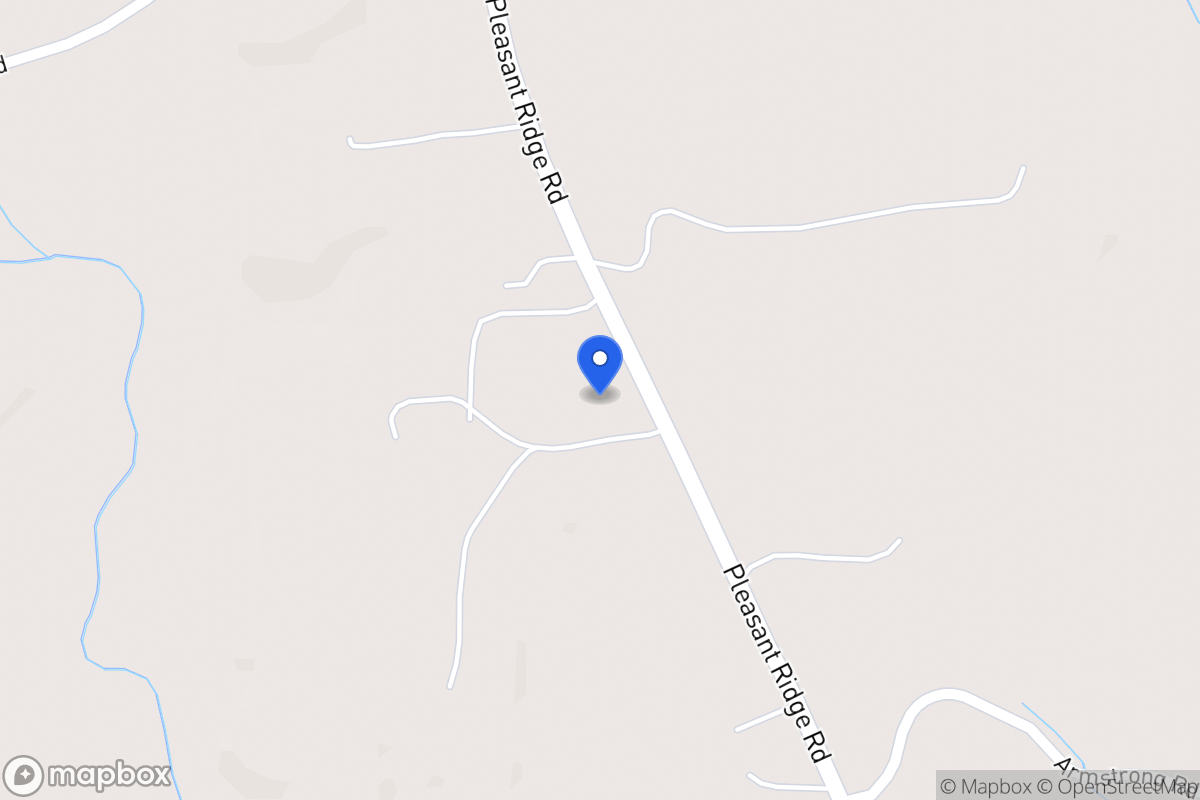 Map of 2334 Pleasant Ridge Church Rd