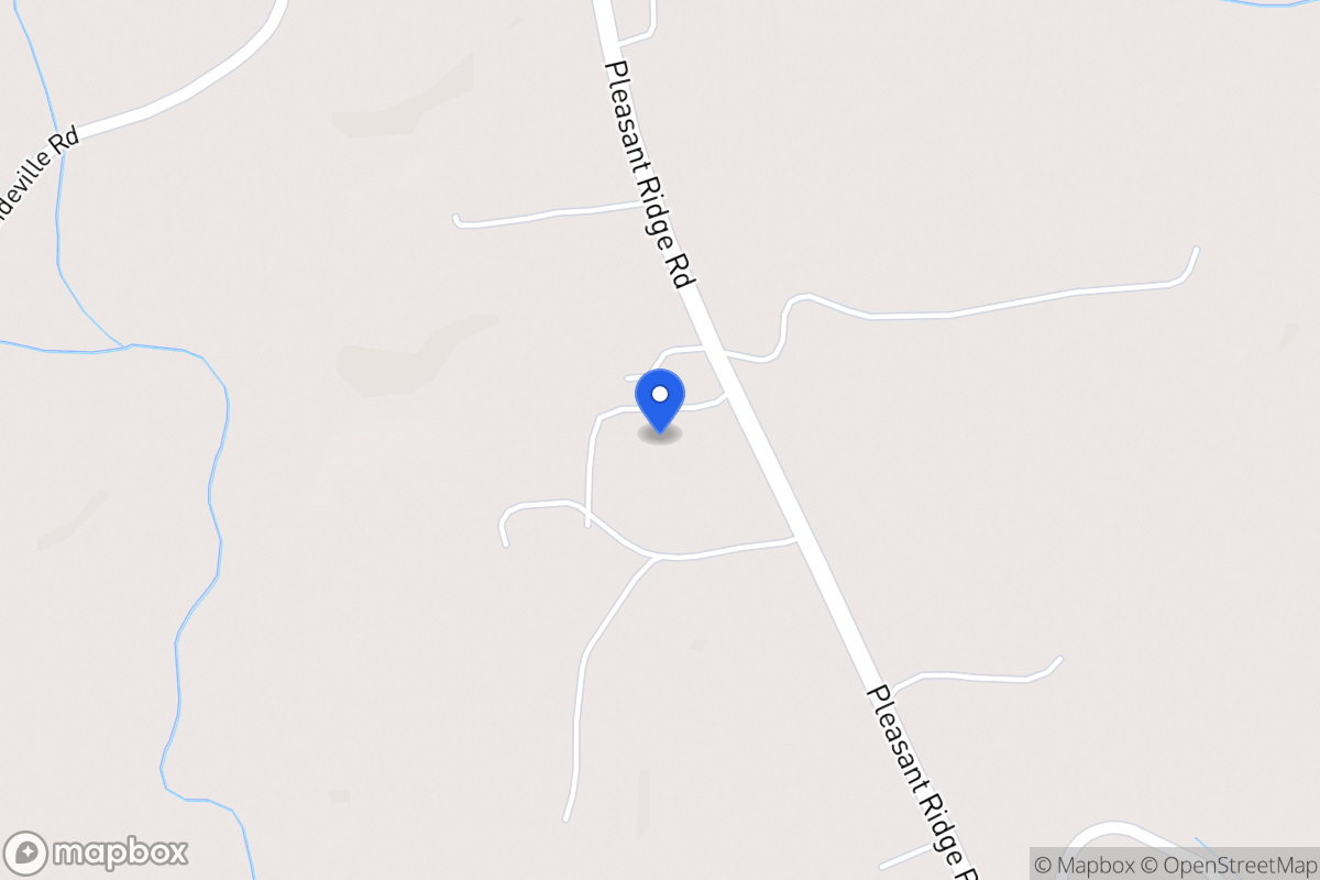 Map of 2350 Pleasant Ridge Church Rd