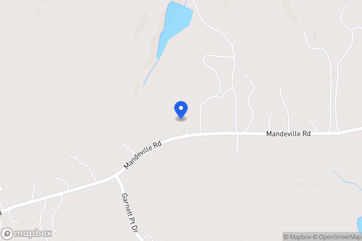 Map of 1486 Mandeville Rd