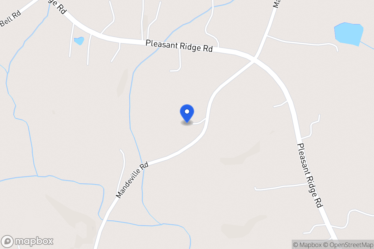Map of 2120 Mandeville Rd