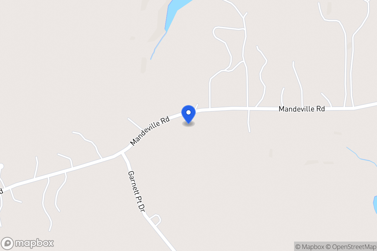 Map of 1471 Mandeville Rd