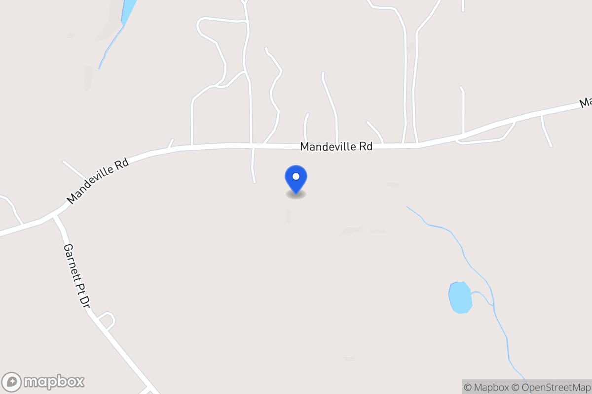 Map of 1537 Mandeville Rd