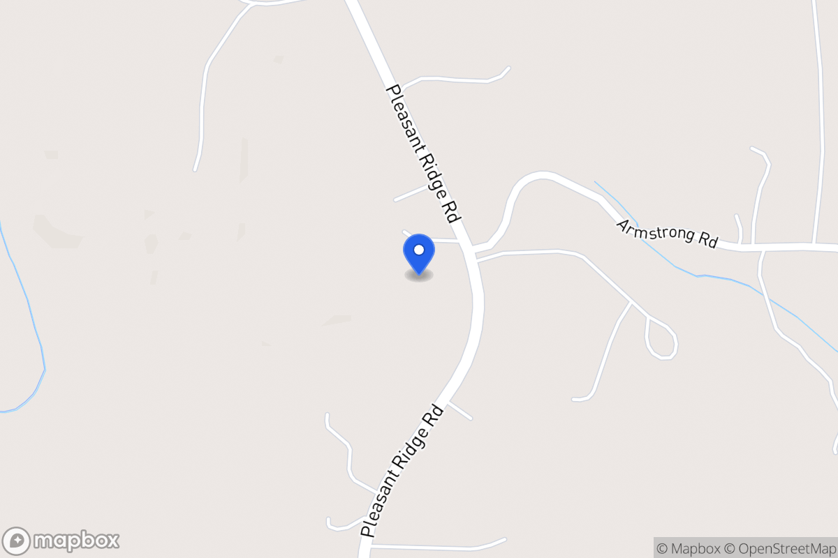 Map of 2166 Pleasant Ridge Church Rd