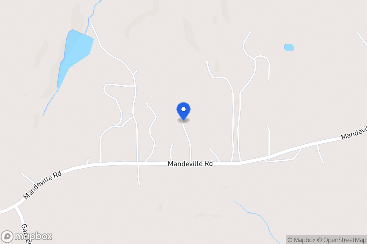 Map of 1736 Mandeville Rd