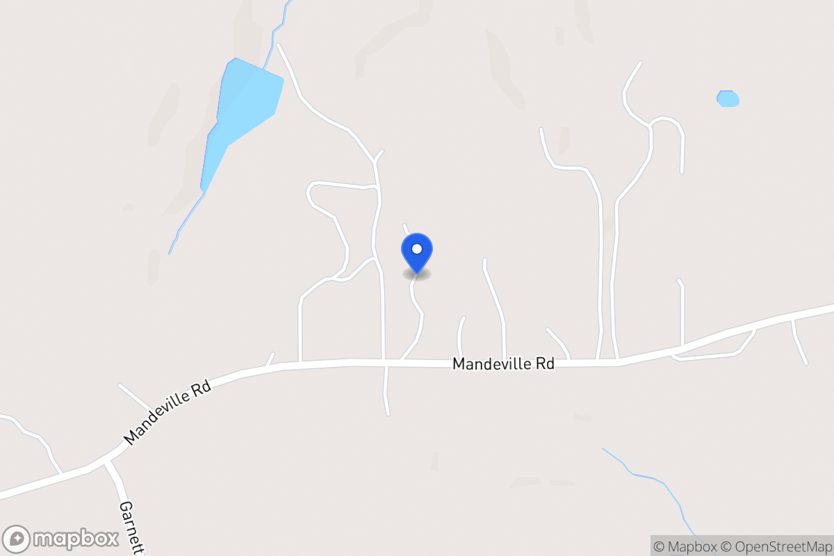 Map of 1684 Mandeville Rd