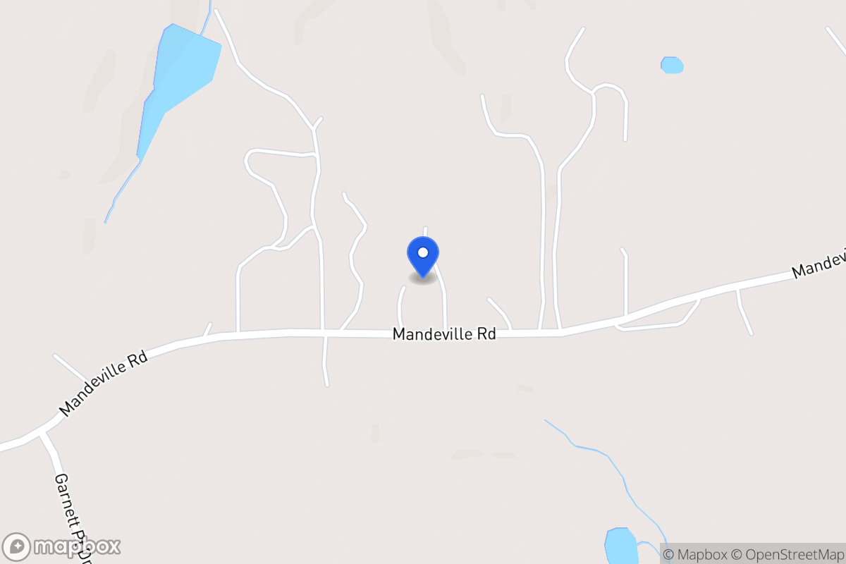 Map of 1700 Mandeville Rd