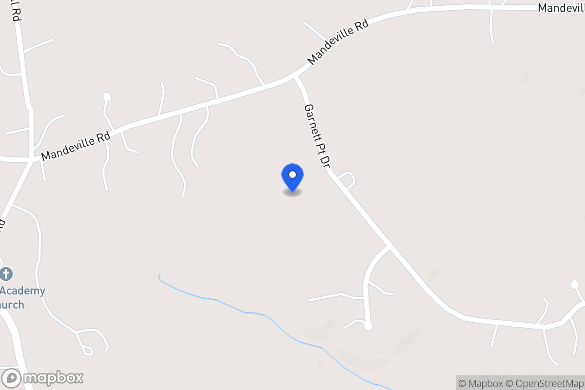 Map of 105 Garnett Point Dr