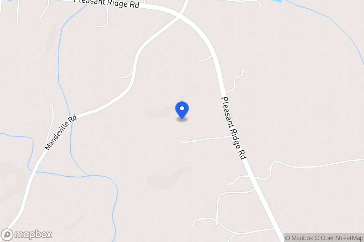 Map of 2400 Pleasant Ridge Church Rd