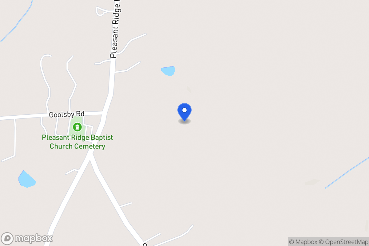 Map of 1669 Pleasant Ridge Church Rd